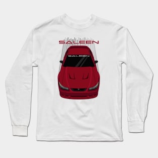 Ford Mustang Saleen SN95 - 1999-2004 - Dark Red Long Sleeve T-Shirt